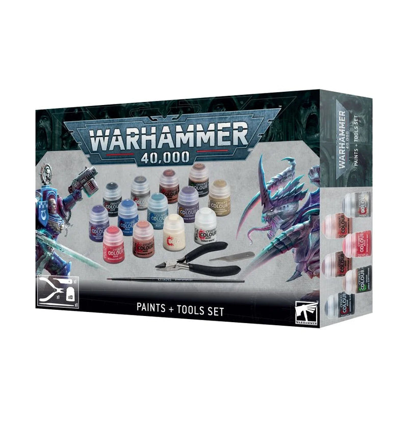 Warhammer 40K: Paints and Tool Set