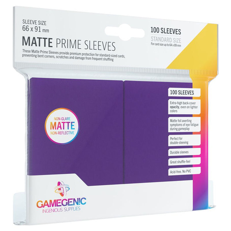 TCG: Gamegenic Prime Sleeves - Matte Purple (100 ct.)