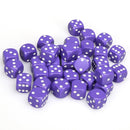 Dice: Opaque 12mm D6 Purple/White (36 ct.)