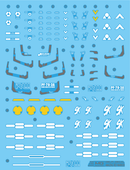 Delpi: Amazing Red Warrior 1/100 Waterslides