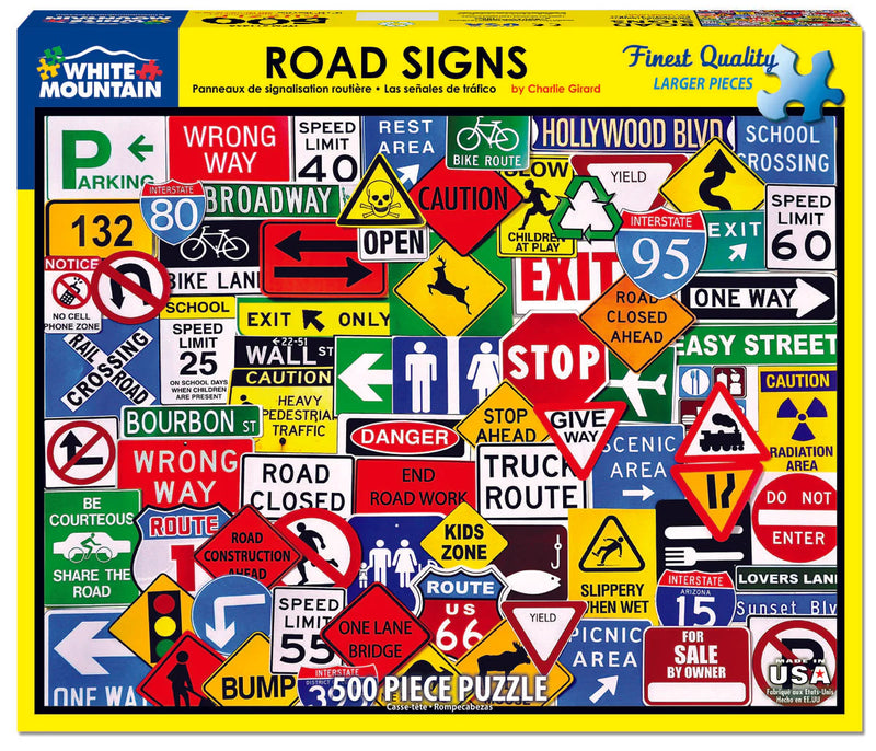 Puzzle: White Mountain - Road Signs (500 pc.)