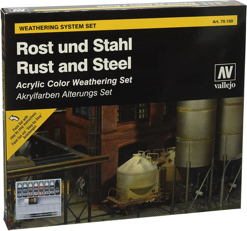 Supplies: Vallejo - Rust and Steel Effects Paint Set