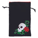 Dice: Skull and Rose Dice Bag