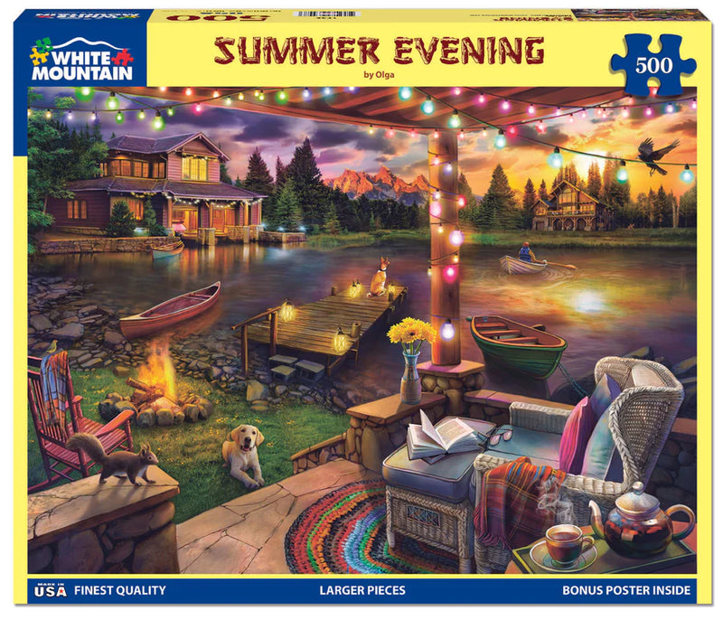 Puzzle: White Mountain - Summer Evening (500 pc.)