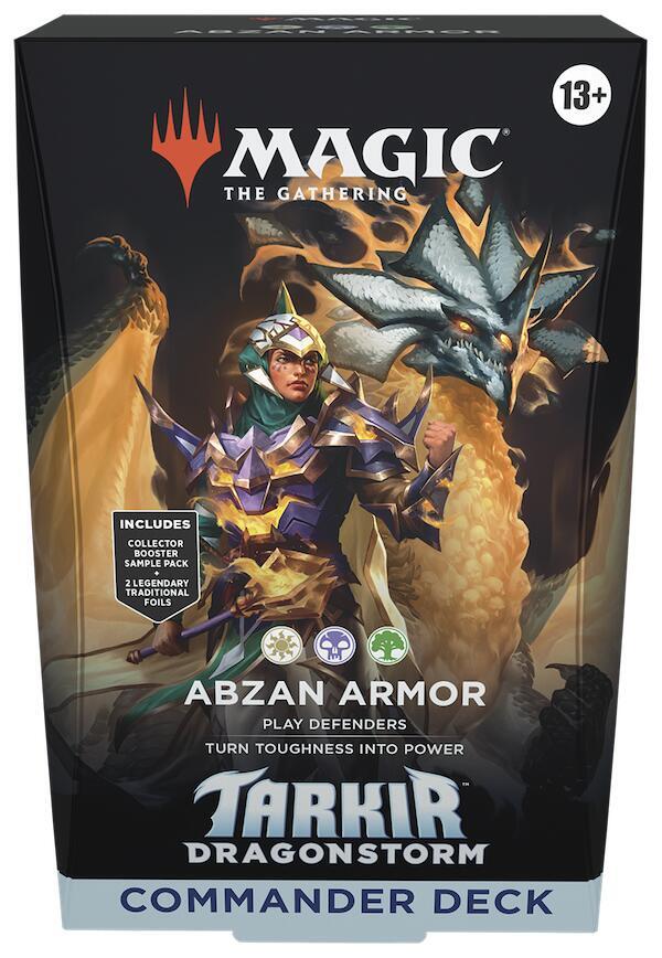 TCG: Magic The Gathering - Tarkir Dragonstorm Commander Deck - Abzan Armor