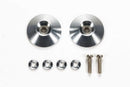Mini 4WD: Jr. 17mm Tapered Aluminum Ball-Race Rollers Taper Type