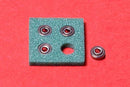 Mini 4WD: 15111 Jr. Mini Round Hole Ball Bearing Set 4p
