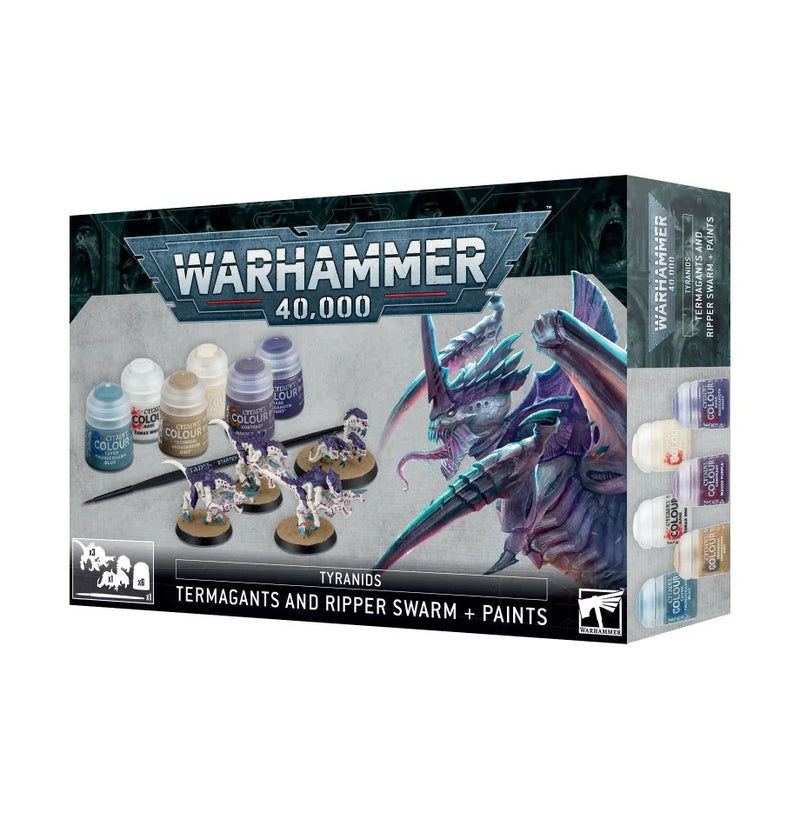 Warhammer 40K: Termagants and Ripper Swarm Paint Set