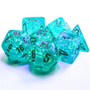 Dice: Borealis Polyhedral Teal/Gold Luminary