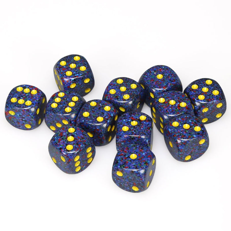Dice: Speckled 16mm D6 Silver Twilight (12ct.)