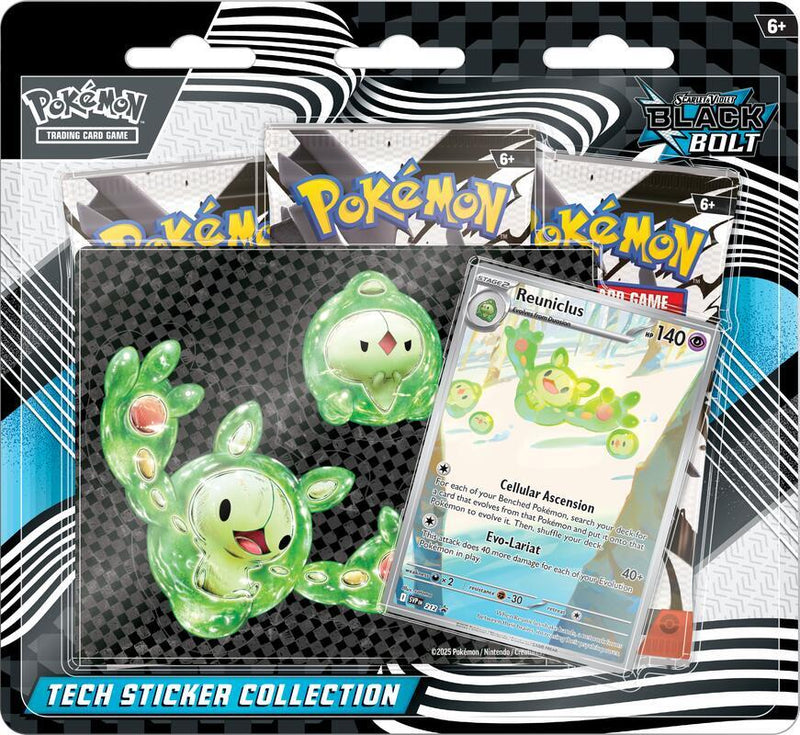 TCG: Pokemon  - Black Bolt 3 Pack Tech Blister