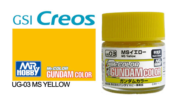 Supplies: GSI Gundam Color UG03 MS Yellow