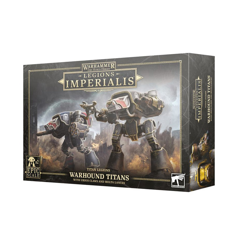 The Horus Heresy: Legions Imperialis - Warhound Titans with Ursus Claws and Melta Lances