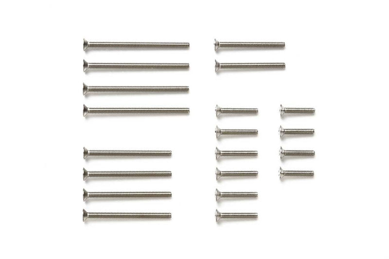 Mini 4WD: Jr. Stainless Steel Countersunk Screw Set