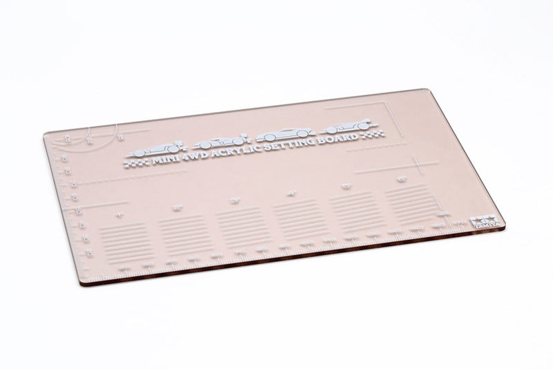 Mini 4WD: Jr. Acrylic Setting Board (Smoke)