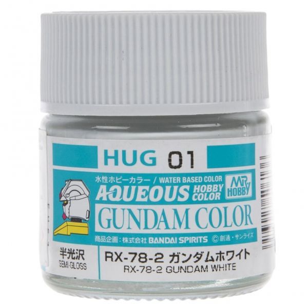 Supplies: GSI Gundam Color HUG01 (Gundam White) 10ml