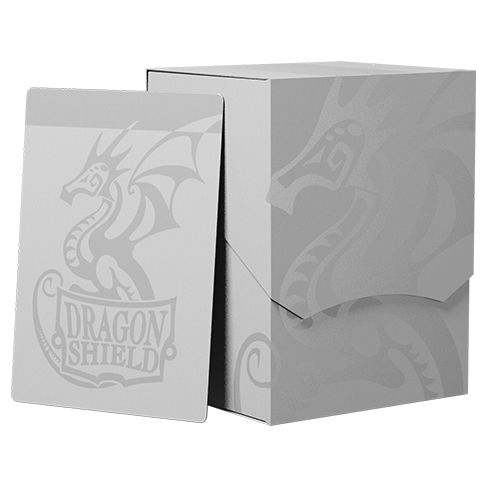 TCG: Dragon Shield - Deck Shell Revised (Ashen White/Black)