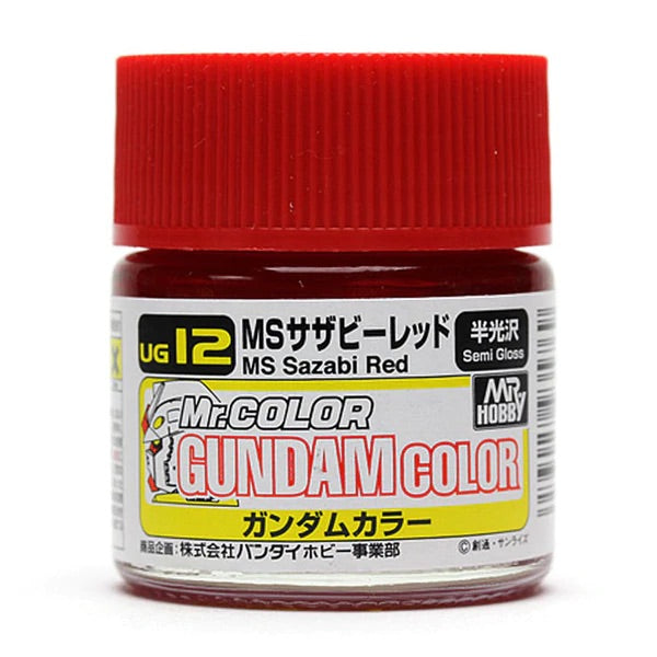 Supplies: GSI Gundam Color UG12 (MS Sazabi Red) 10ml