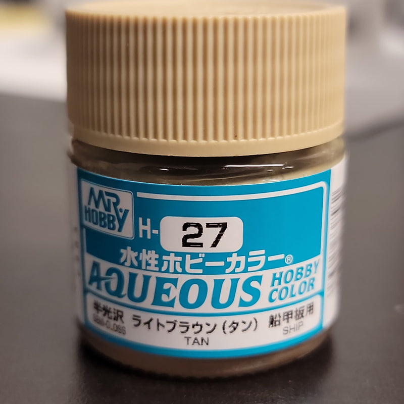 Supplies: Mr. Hobby Aqueous H27 (Gloss Tan) 10ml