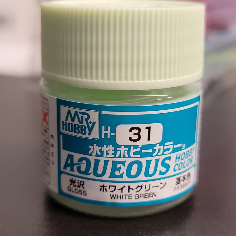 Supplies: Mr. Color Aqueous H31 (Gloss White Green) 10ml