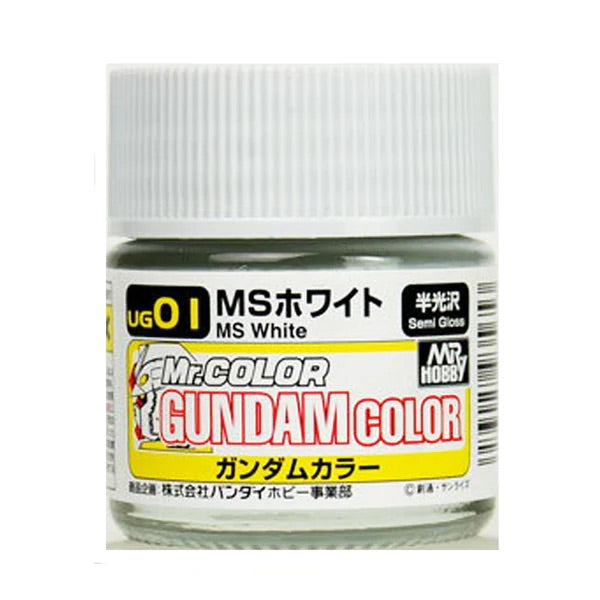 Supplies: GSI Gundam Color UG01 (MS White) 10ml