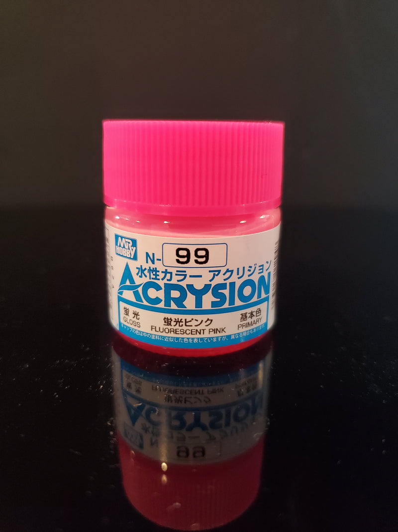 Supplies: Mr. Color Acrysion (Fluorescent Pink) 10ml
