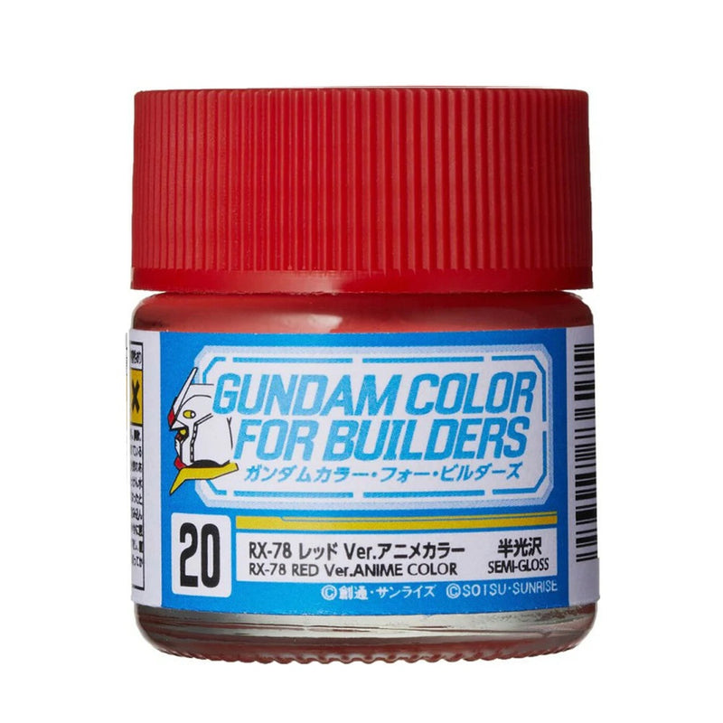 Supplies: GSI Gundam Color UG20 (RX 78-2 Red Ver. Anime) 10ml