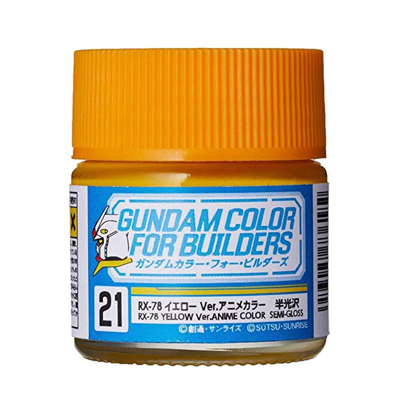 Supplies: GSI Gundam Color UG21 (RX 78-2 Yellow Ver. Anime) 10ml