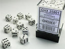 Dice: Opaque 12mm D6 White/Black (36 ct.)