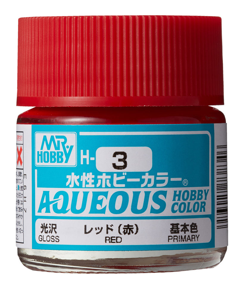 Supplies: Mr. Hobby Aqueous H3 (Gloss Red) 10ml