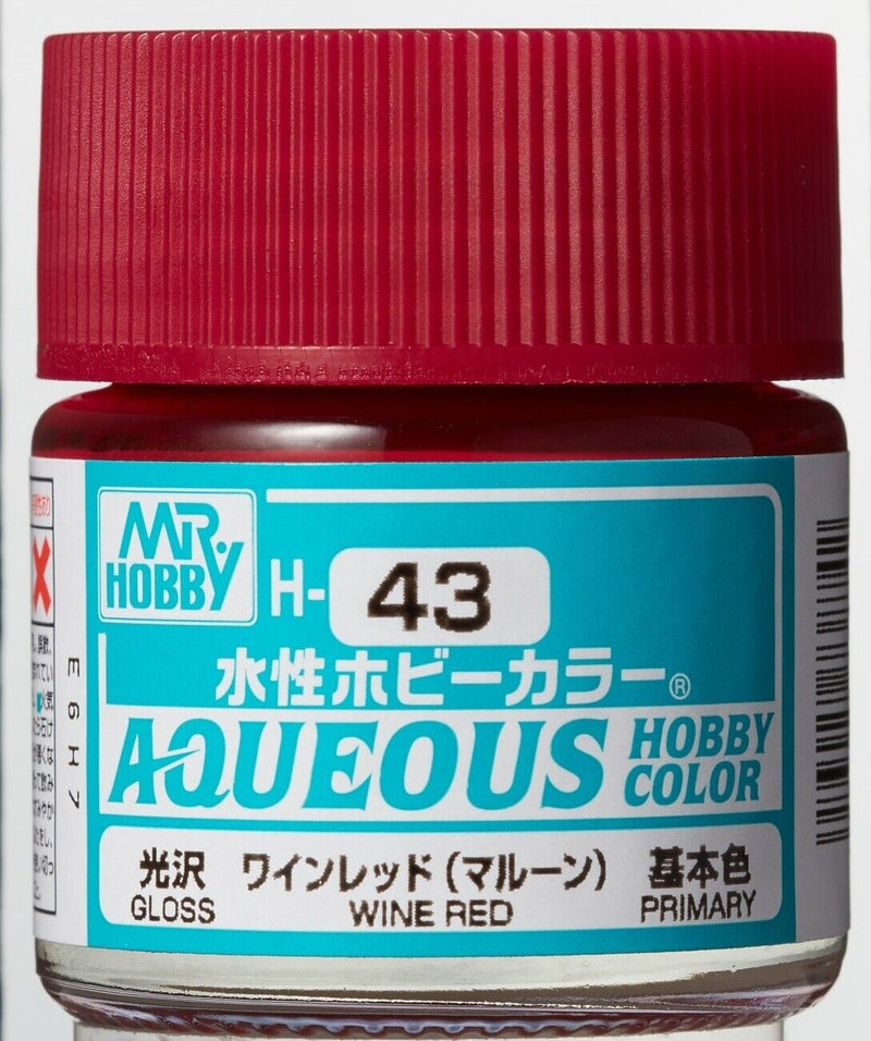 Supplies: Mr. Color Aqueous H43 (Gloss Wine Red) 10ml