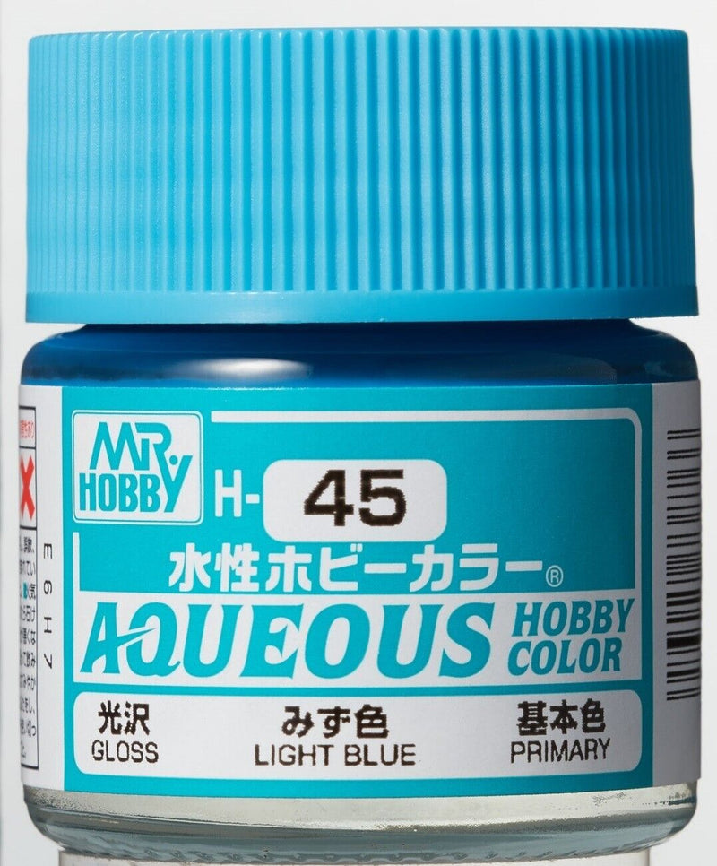 Supplies: Mr. Color Aqueous H45 (Gloss Light Blue) 10ml