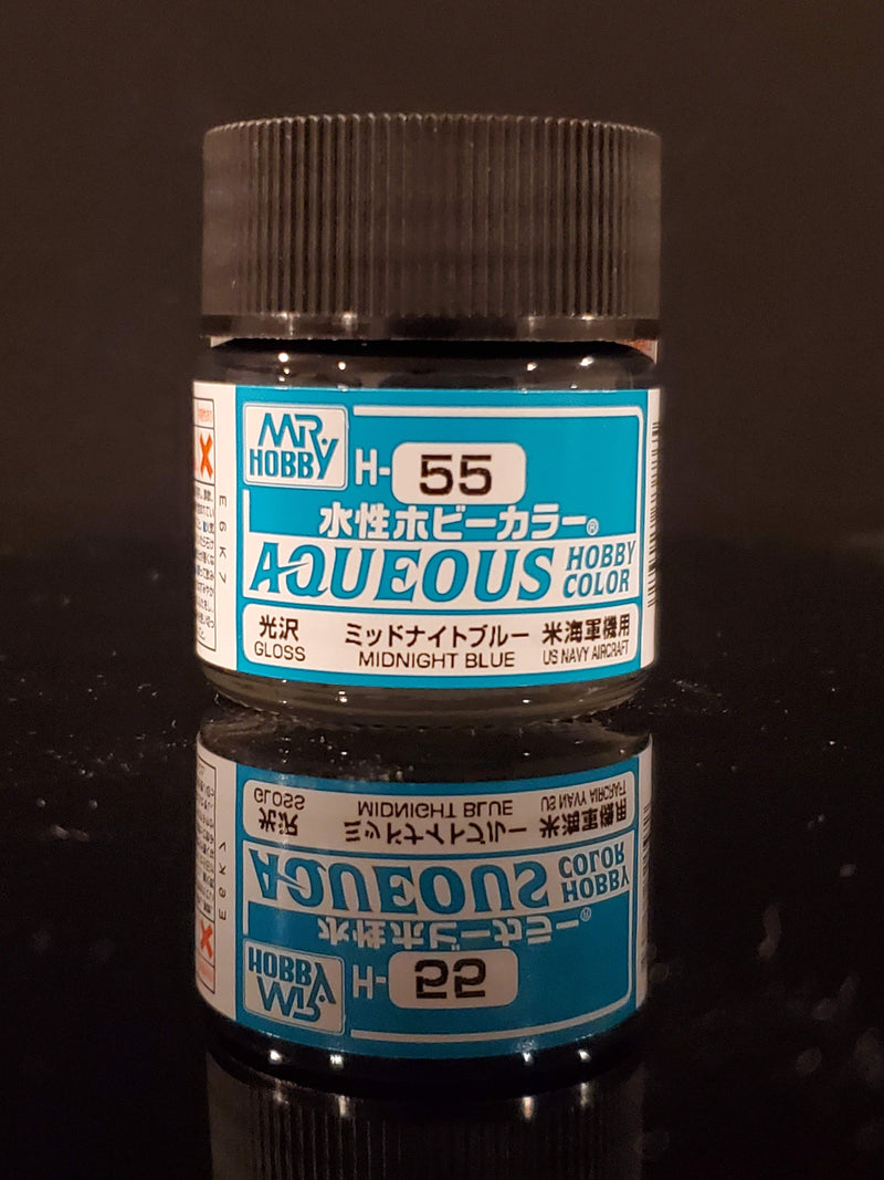 Supplies: Mr. Color Aqueous H55 (Gloss Midnight Bllue) 10ml