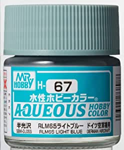 Supplies: Mr. Color Aqueous H67 (RLM65 Light Blue) 10ml