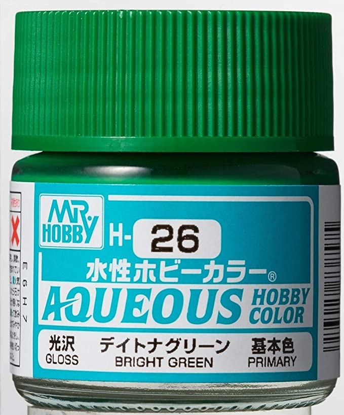 Supplies: Mr. Color Aqueous H26 (Gloss Bright Green) 10ml