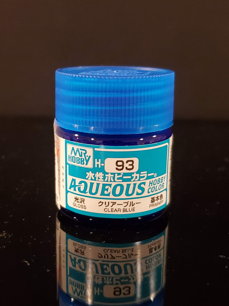 Supplies: Mr. Color Aqueous H93 (Gloss Clear Blue) 10ml
