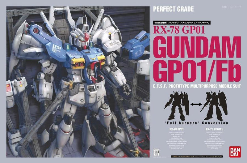 Gundam PG: RX-78 GP-01/Fb Gundam Zephyranthes  1/60