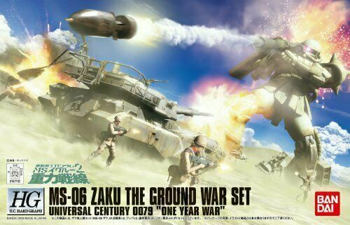 Gundam HGUC OYW: MS-06 Zaku The Ground War Set HG 1/144