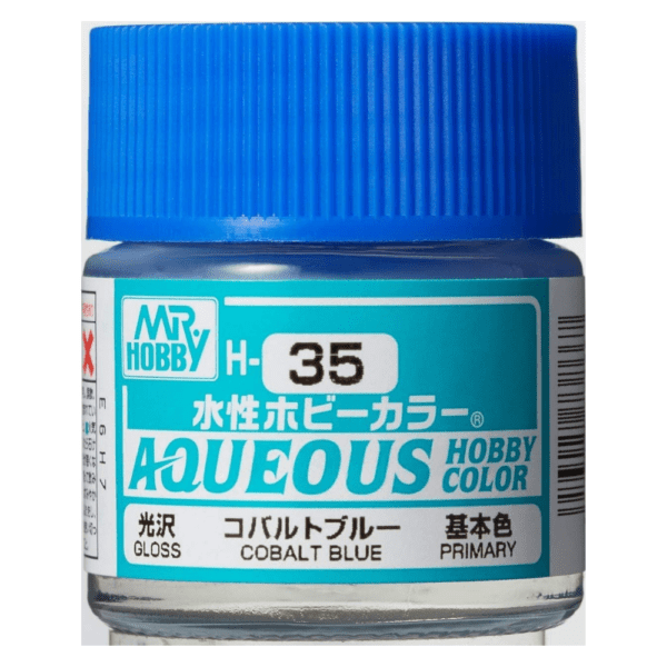 Supplies: Mr. Color Aqueous H35 (Gloss Cobalt Blue) 10ml