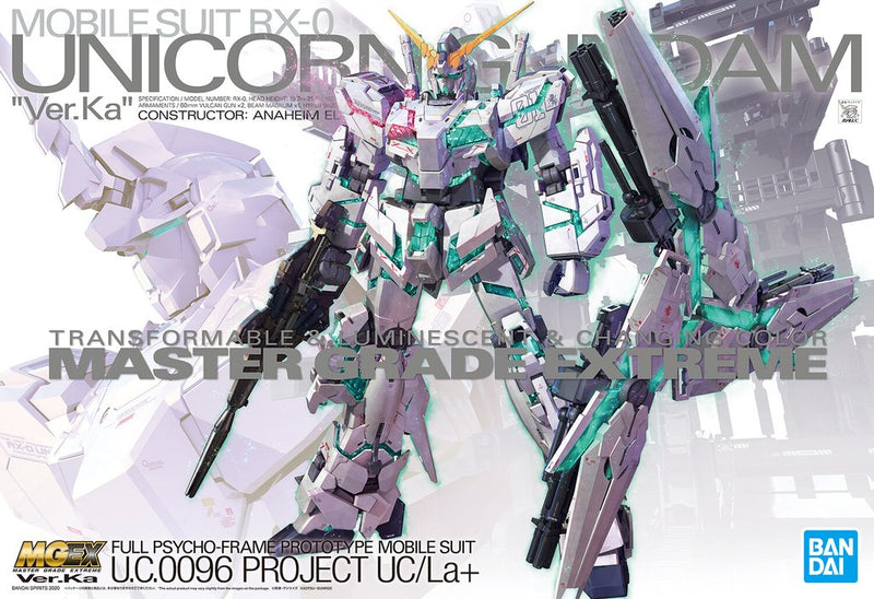 Gundam MG: MGEX Unicorn Gundam MG 1/100