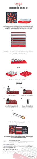 Supplies: Dspiae Photo Etched Rolling Set