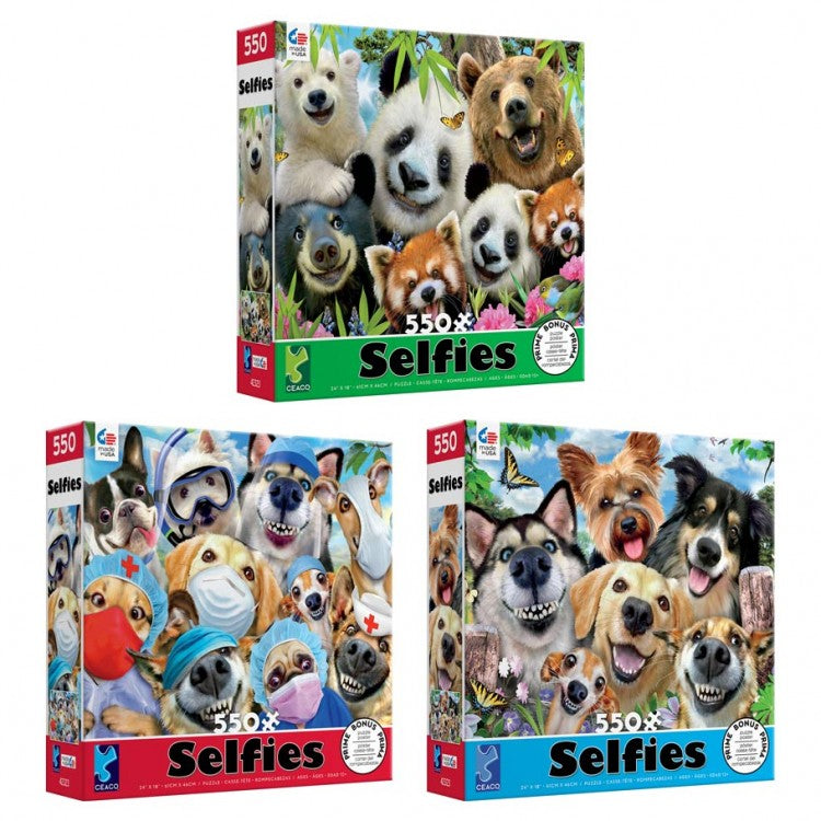 Puzzles: Selfies Assorted 550pc