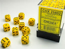 Dice: Opaque 12mm D6 Yellow/Black (36 ct.)