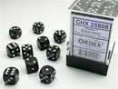 Dice: Opaque 12mm D6 Black/White (36 ct.)