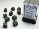Dice: Opaque 12mm D6 Dark Grey/Copper (36 ct.)