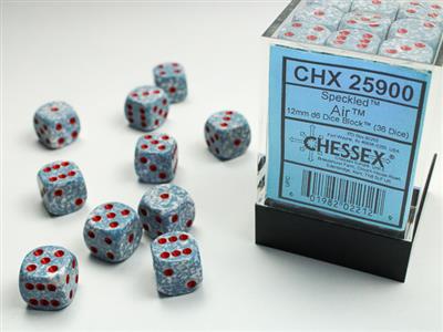 Dice: Speckled 12mm D6 Air (36 ct.)