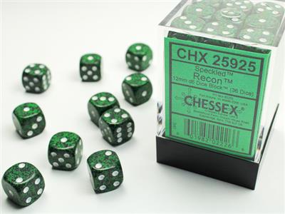 Dice: Speckled 12mm D6 Recon (36 ct.)