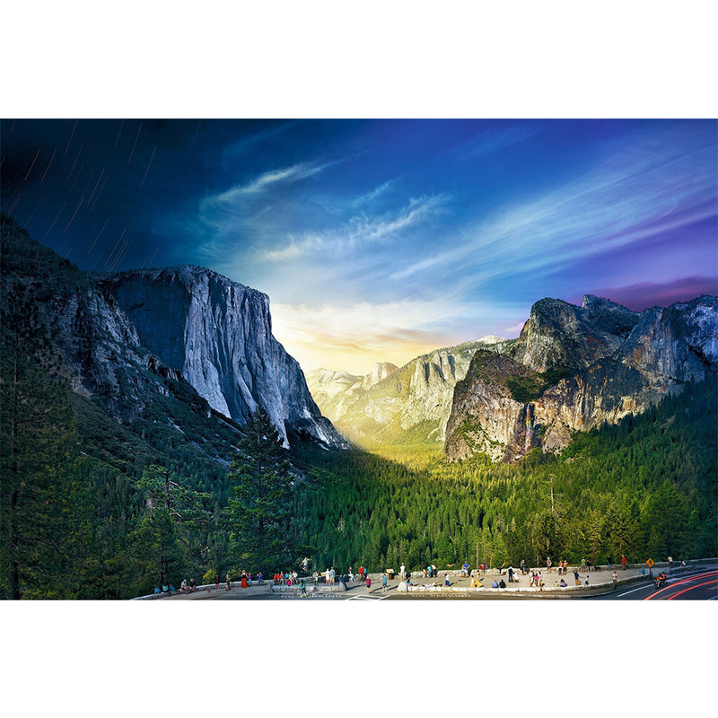 Puzzle: Stephen Wilkes Yosemite National Park Day to Night 1026 piece