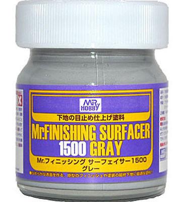 Supplies: Mr. Hobby Finishing Surfacer 1500 (Grey 40ml)