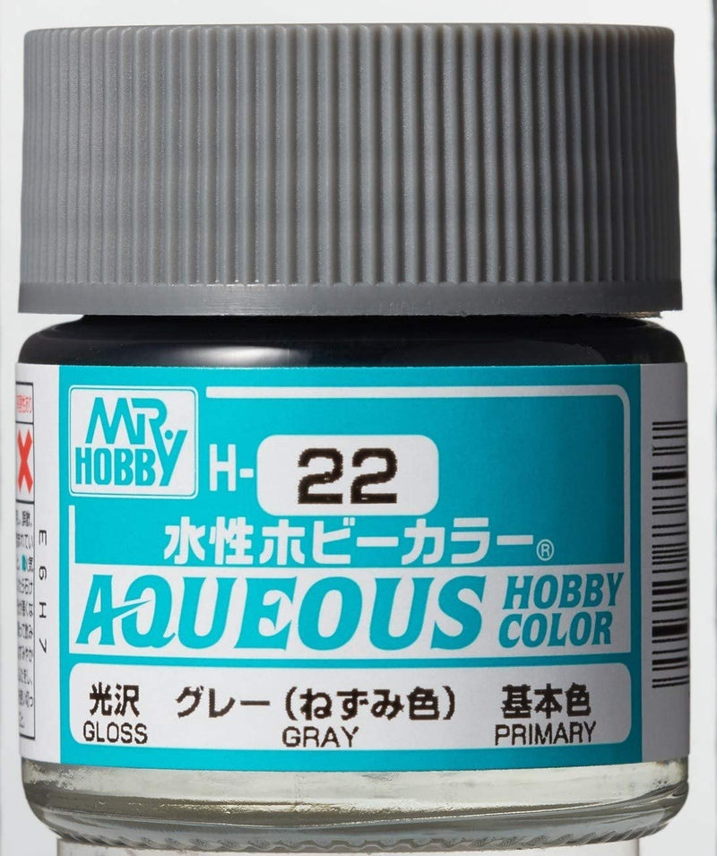 Supplies: Mr. Color Aqueous H22 (Gloss Gray) 10ml